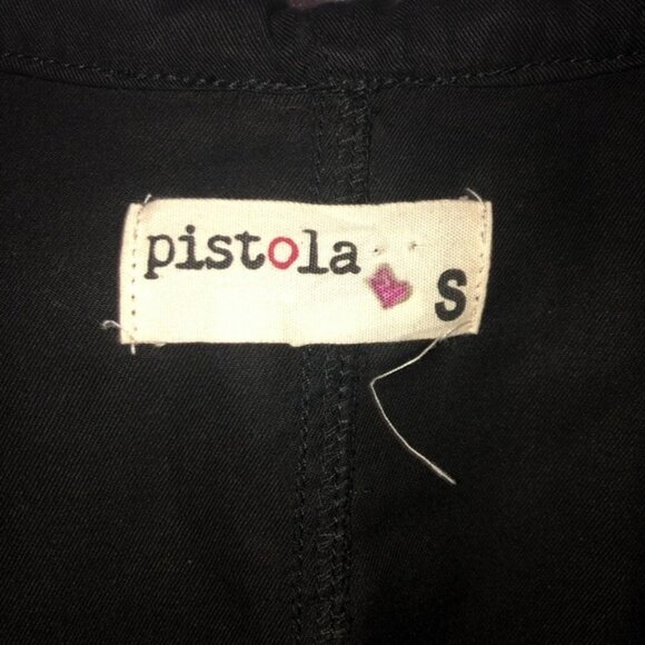 Pistola Black Hooded Soft Tencel Light Jacket Coat - Picture 6 of 7